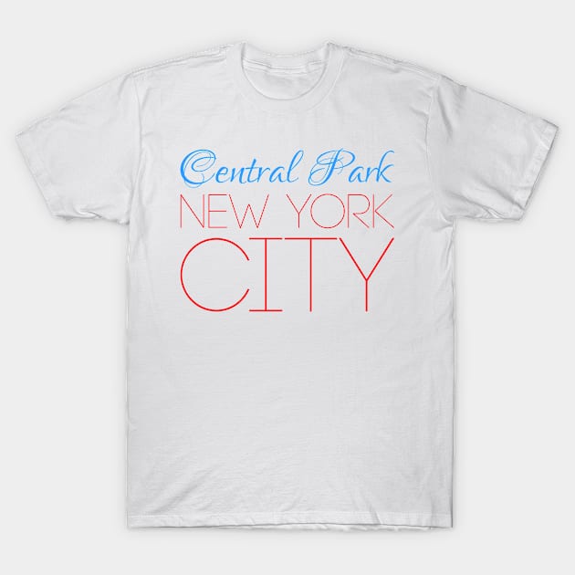 American Cities - Central Park New York City T-Shirt by funfun